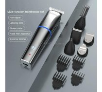 MARSKE 6 In 1 Hair Clipper Grooming Set Rechargeable Razor Carving Nose Hair Trimmer EU Plug
