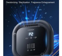 HOSK XT-01 UV Pet Air Purifier Household Deodorant Ozone Generator, Size: Charging(White)