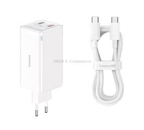 Baseus GaN6 Pro 100W 2 x USB-C / Type-C + 2 x USB Fast Charger, EU Plug(White)