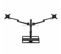 OL-10T Clip-on Desktop Stand Dual Computer Monitor Riser Bracket Laptop Holder