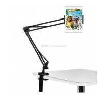 PULUZ Live Broadcast Desktop Arm Stand Suspension Clamp Holder with Tablet PC Clamp(Black)