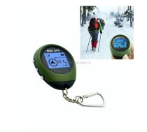 Keychain Handheld Mini GPS Navigation USB Rechargeable Location Finder Tracker for Outdoor Travel(Green)