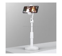 4 PCS Desktop Stand Mobile Phone Tablet Live Broadcast Stand Telescopic Disc Stand, Colour: White