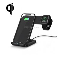 F11 Vertical Magnetic Wireless Charger for QI Charging Standard Mobile Phones & Apple Watch Series (Black)