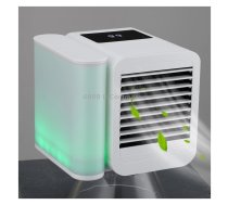3 in 1 Refrigeration + Humidification + Purification Air Cooler Desktop Cooling Fan with Colorful Light