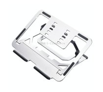 LH-T610 Aluminum Alloy Laptop Bracket Folding Lifting Desktop Cooling Bracket(Elegant Silver)