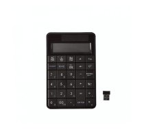 MC-56AG 2 in 1 2.4G USB Numeric Wireless Keyboard & Calculator with LCD Display(Black)