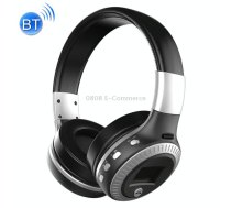 Zealot B19 Folding Headband Bluetooth Stereo Music Headset with Display for iPhone, Galaxy, Huawei, Xiaomi, LG, HTC and Other Smart Phones(Silver)