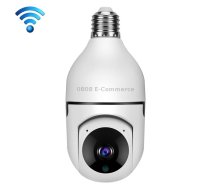 DP17 2.0 Million Pixels Single Light Source Smart Dual-band WiFi 1080P HD Outdoor Network Light Bulb Camera, Support Infrared Night Vision & Two-way Audio & Motion Detection &     TF Card