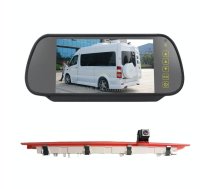 PZ468 Car Waterproof 170 Degree Brake Light View Camera + 7 inch Rearview Monitor for Mercedes-Benz Vito 2016