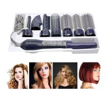 8 in 1 Professional Hair Dryer Hair Curler for Hotel Travel With Comb Powerful Hairdryer(Deep blue)