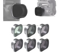 JSR KS 6 in 1 ND4+ND8+ND16+ND32+MCUV+CPL Lens Filter for DJI FPV, Aluminum Alloy Frame