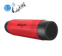 Zealot S1 Multifunctional Outdoor Waterproof Bluetooth Speaker, 4000mAh Battery, For iPhone, Galaxy, Sony, Lenovo, HTC, Huawei, Google, LG, Xiaomi, other Smartphones(Red)