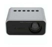 T500 1920x1080P 80 Lumens Portable Mini Home Theater LED HD Digital Projector With Remote Control & Adaptor(White)