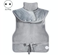 Heated Shoulder Guards Neck Guards Electric Heated Shawls Electric Blankets EU Plug(Silver Gray)
