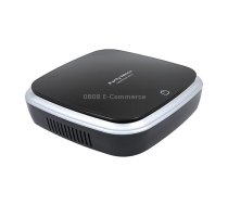 XJ-005 Car Solar Energy Negative Ion Smart USB Air Purifier (Black)