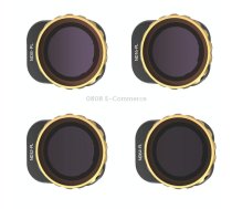 JSR For Mini 3 Pro Camera Filters, Style:4 In 1 ND8-PL+ND16-PL+ND32-PL+ND64-PL