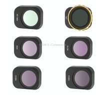 JSR For Mini 3 Pro Camera Filters, Style:6 In 1 UV+CPL+ND8+ND16+ND32+ND64