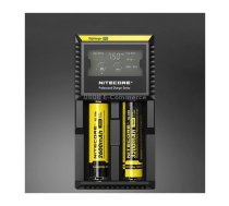 Nitecore D2 Intelligent Digi Smart Charger with LED Indicator for 14500, 16340 (RCR123), 18650, 22650, 26650, Ni-MH and Ni-Cd (AA, AAA) Battery