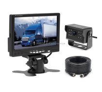 A1509 7 inch HD Car 12 IR Night Vision Rear View Backup Camera Rearview Monitor with 15m Cable