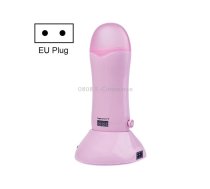 Portable Manual Thermostat Wax Machine Hair Removal Wax Bean Heater, EU Plug(Pink)