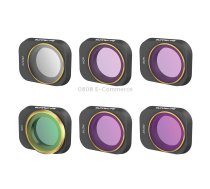 6 PCS / Set MCUV+CPL+ND4+ND8+ND16+ND32 Sunnylife MM3-FI411 For Mini 3 Pro Adjustable Filter