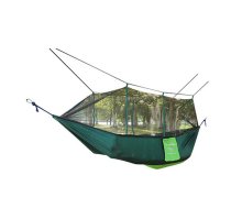 AOTU AT6730 Outdoor Camping Nylon Cloth Mosquito Repellent Hammock(Green)