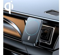 JJT-969 15W Max Output Magnetic Car Air Outlet Bracket Wireless Charger(Black)