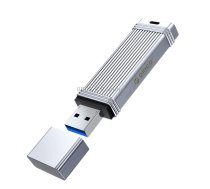 ORICO USB Flash Drive, Read: 100MB/s, Write: 50MB/s, Memory:128GB, Port:USB-A(Silver)