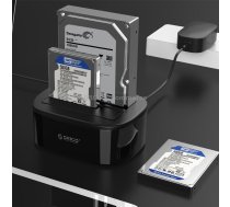 ORICO 6228US3-C 1 to 1 Clone 2 Bay USB 3.0 Type-B to SATA External Storage Hard Drive Dock for 2.5 inch / 3.5 inch SATA HDD / SSD