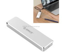 ORICO PVM2-C3 M.2 M-Key to USB 3.1 Gen2 USB-C / Type-C Flip Solid State Drive Enclosure, The Maximum Support Capacity: 2TB