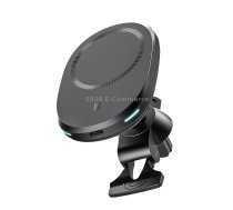 ROCK W39 Shock-absorption Magnetic Car Wireless Charging Holder(Black)