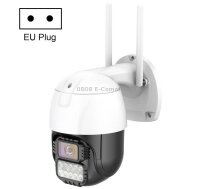 QX67 3MP Humanoid Recognition AI Alarm WiFi Dome IP Camera, EU Plug