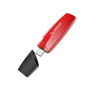 ORCIO USB3.0 U Disk Drive, Read: 100MB/s, Write: 15MB/s, Memory:128GB, Port:Type-C(Red)