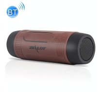 ZEALOT S1 Bluetooth 4.0 Wireless Wired Stereo Speaker Subwoofer Audio Receiver with 4000mAh Battery, Support 32GB Card, For iPhone, Galaxy, Sony, Lenovo, HTC, Huawei, Google, LG, Xiaomi,     other Smartphones(Coffee)