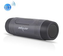 ZEALOT S1 Bluetooth 4.0 Wireless Wired Stereo Speaker Subwoofer Audio Receiver with 4000mAh Battery, Support 32GB Card, For iPhone, Galaxy, Sony, Lenovo, HTC, Huawei, Google, LG, Xiaomi,     other Smartphones(Grey)
