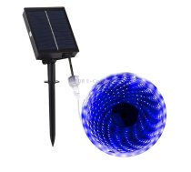 TYN002 5m 150 LEDs Solar Powered Garden Decoration LED Light Strip (Blue Light)