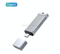 ORICO 128GB Type-C USB3.2 Gen1 USB Flash Drive, Read 260MB/s, Write 50MB/s (Silver)