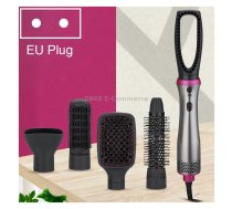 Five-in-one Multifunctional Head-changing Hairbrush Comb Straight Dual-purpose Electric Straight Hair Comb(EU Plug)