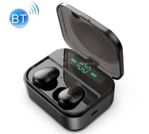 X7 TWS V5.0 Binaural Wireless Stereo Bluetooth Headset with Charging Case and Digital Display(Black)