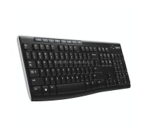 Logitech K270 Single Wireless Ultra-thin Silent Keyboard (Black)