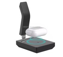 Earphone Phone Wireless Charger Base(Black)