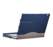 PU Leather Laptop Protective Sleeve For Microsoft Surface Book 2 13.5 inches(Deep Blue)