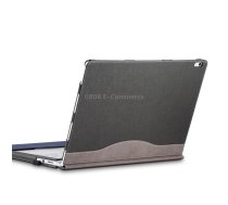 PU Leather Laptop Protective Sleeve For Microsoft Surface Book 3 13.5 inches(Gentleman Gray)