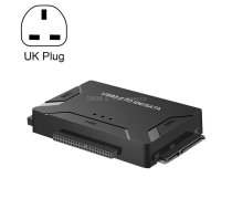 USB3.0 To SATA / IDE Easy Drive Cable Hard Drive Expanding Connector, Plug Specification: UK Plug