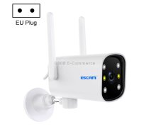 ESCAM PT301 3MP 1296P HD Indoor Wireless PTZ IP Camera IR Night Vision AI Humanoid Detection Home Security CCTV Monitor, Plug Type:EU Plug(White)