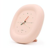 H-C-07 Living Room Home Bedroom Silent Clock Quartz Wall Watch(Peach Pink)