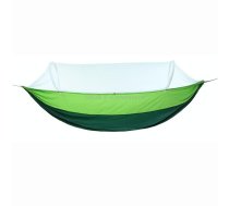 Outdoor Camping Anti-Mosquito Quick-Opening Hammock, Spec: Double (Fruit Green+Ink Green)