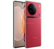 vivo X90 5G, 50MP Camera, 12GB+256GB, Triple Back Cameras, Screen Fingerprint Identification / Face ID, 4810mAh Battery, 6.78 inch Android 13.0 OriginOS 3 MediaTek Dimensity 9200 Octa Core     up to 3.05GHz, NFC, OTG, Network: 5G, Support Google Play(Red)