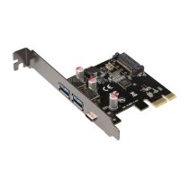 USB 3.1 Type-C PCIe to Type-C and Type A 3.0 Expansion Card USB PCI Express Riser Card